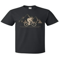 Тениска за приключения с мастилостично планинско колоездене