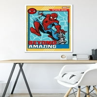 Marvel Comics - Spider -Man: Отвъд невероятния - Плакат за стена на карти, 22.375 34 в рамка