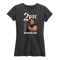 Tupac - Pac Shakur - Графична тениска с къси ръкави за жени