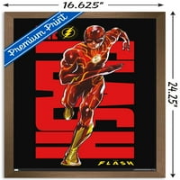 Филм на комикси The Flash - Barry Allen Wall Poster, 14.725 22.375 Framed