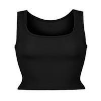 Комплект за тренировка за жени летни дрехи екипировки без ръкави и еластична висока талия шорти Йога комплект
