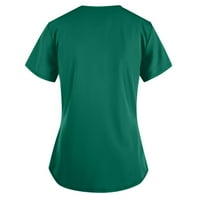 Тениски за жени свободни годни за къси ръкави V-образно деколте, които се кърмят работещи униформени тениски за женски тениски